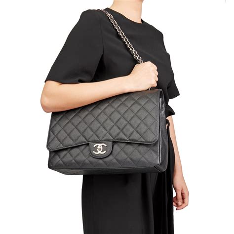 maxi double flap chanel|chanel maxi flap price.